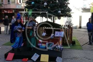 Desangelada clausura de la campaña de recogida juguetes en Telde (Foto Antonio Alí y TA)
